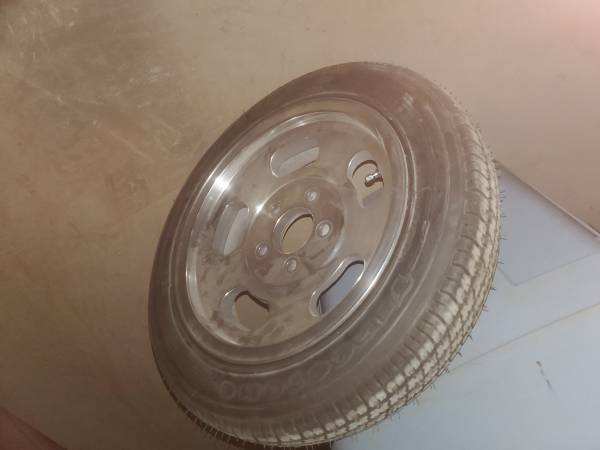 2 Vintage Ansen Sprint 15x4 Alum Slot Wheels Hot Rod Gasser Dragster