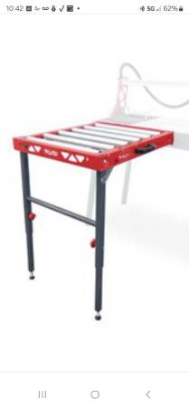 RUBI DCX-250 XPERT 1550 Wet Saw w/roller table extension