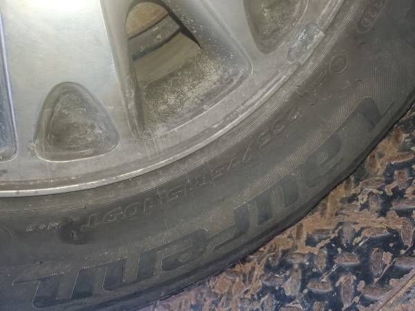 4 235/75r15 mud and snow tires/wheels s10 blazer