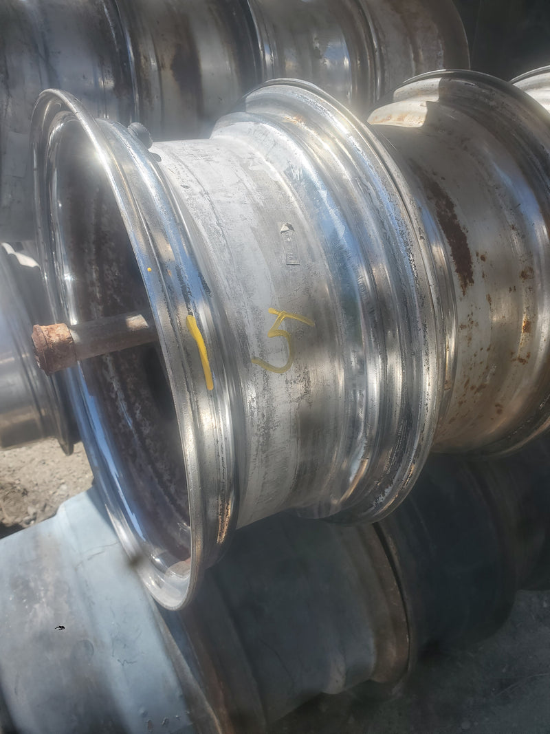 14x6  5 Slot Chrome Steel Wheels