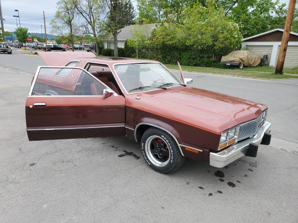 1981 Mercury Zepher Z7 Sport coupe SURVIVOR CAR