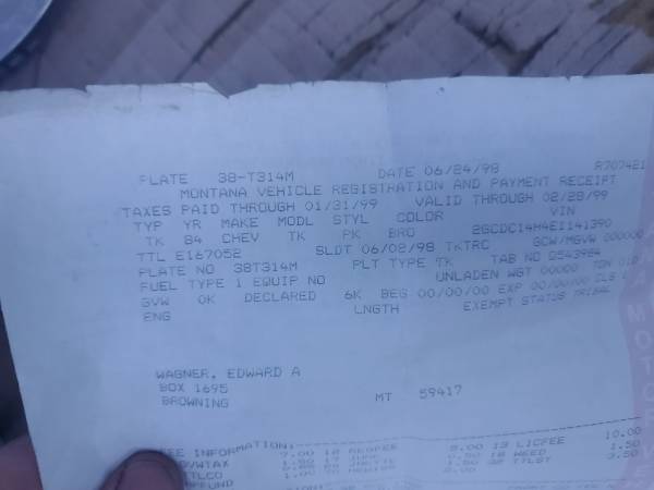 1984 Chevy C10 2wd shortbox project or?