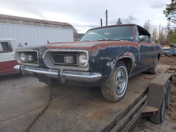 1967 Plymouth Barracuda Formula S project