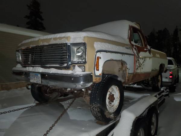 1975 chevy silverado 20 4x4 project or?