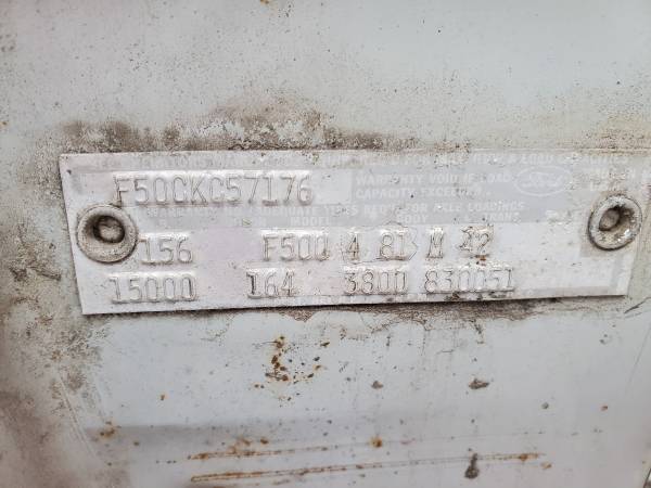 1968 Ford f500 grain/dump truck