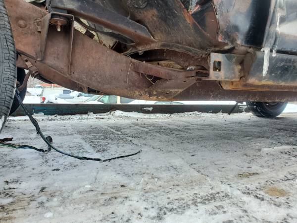 1957 chevy 4 door sedan rolling shell