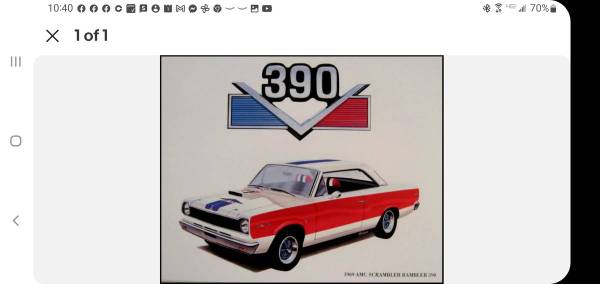 1969 AMC HURST SC/rambler project