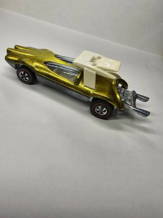 1970 Redline Hot wheels Yellow Swingin Wing