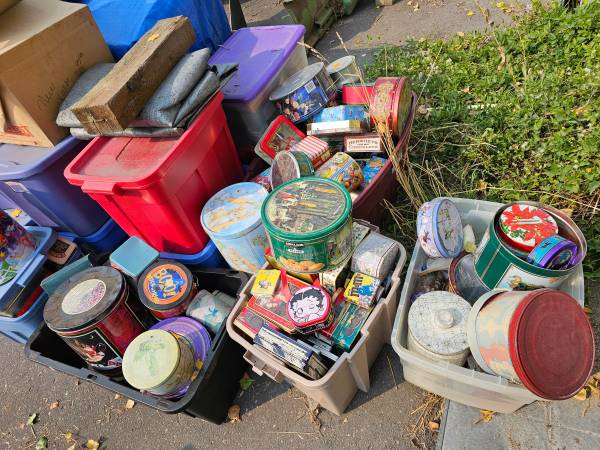Massive collection of collector tins