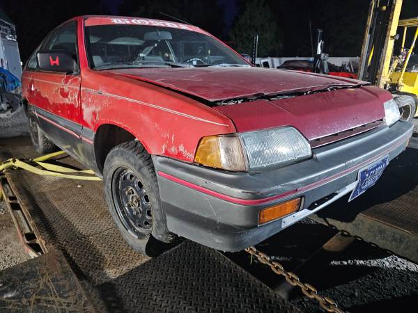 1986 Honda CIVIC CRX 2 door hatchback