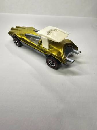 1970 Redline Hot wheels Yellow Swingin Wing