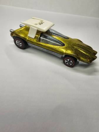 1970 Redline Hot wheels Yellow Swingin Wing