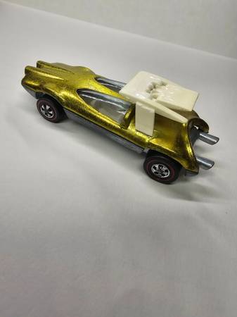 1970 Redline Hot wheels Yellow Swingin Wing