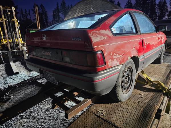 1986 Honda CIVIC CRX 2 door hatchback