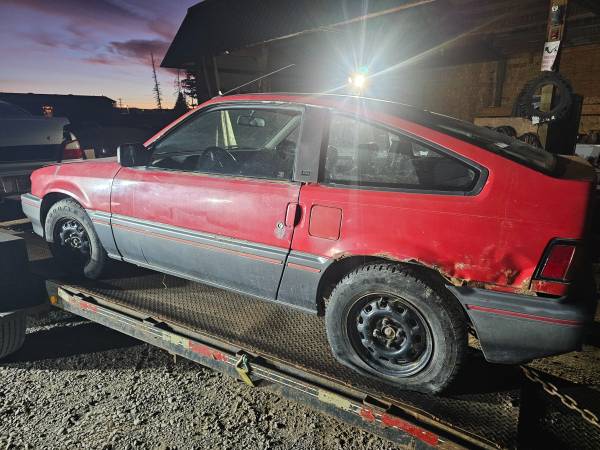 1986 Honda CIVIC CRX 2 door hatchback