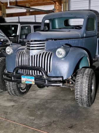 AWESOME 1941 Chevy 1/2 ton 4x4 project or?