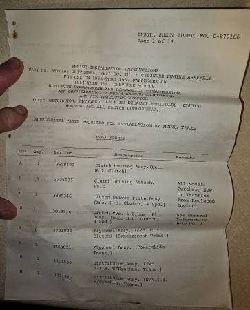 2 New Universal 55 to 67 283 GM crate motors