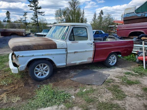 RARE 1968 F100 2wd short box fleet side project or?