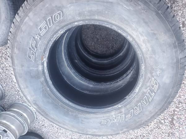 4 - Starfire 245/75-R16 M&S tires