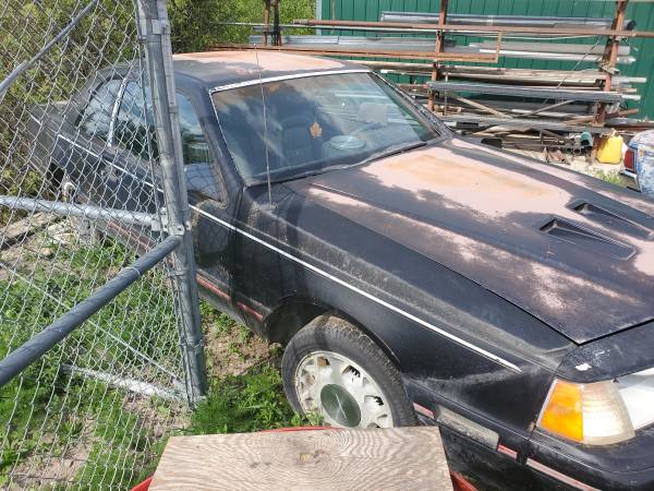 RARE 1987 Ford T-bird Turbo Coupe 5spd project