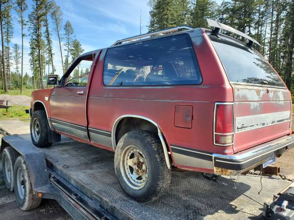 1983 CHEVY s10 blazer 4x4 project or