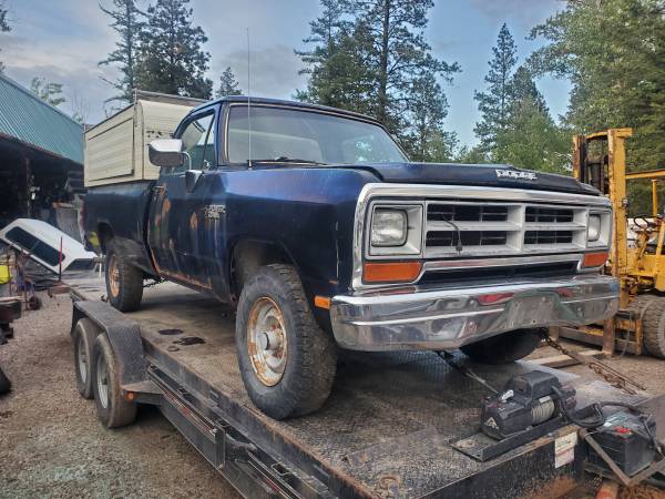 1990 dodge ram 2500 4x4 project or