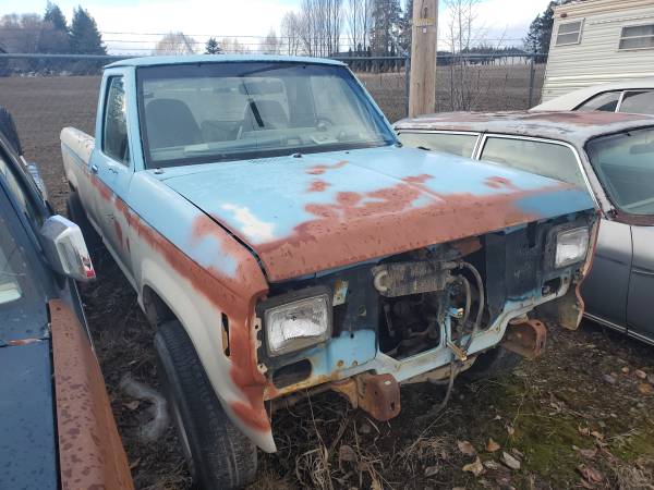 1984 FORD RANGER 2WD LONG BED PROJECT OR