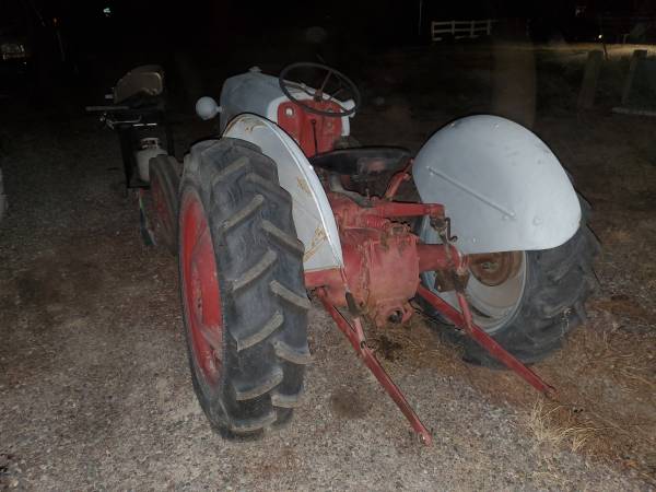 1952 Ford 9n tractor with JD mower attachment