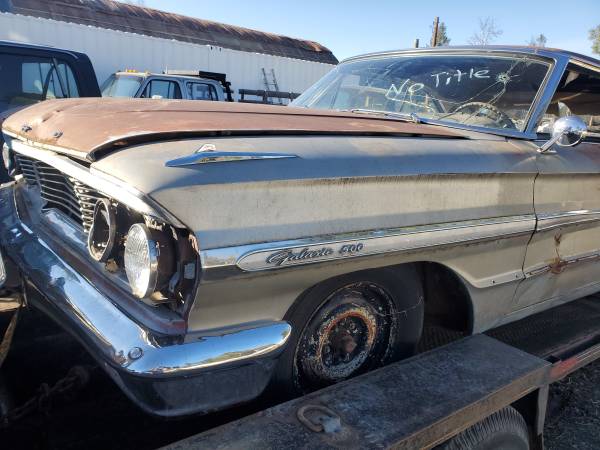 1964 Ford Galaxie 500 2dr fastback project