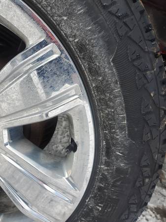 Four nice 20" chrome wheels/tires